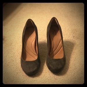 Grey Clark’s Indigo heels